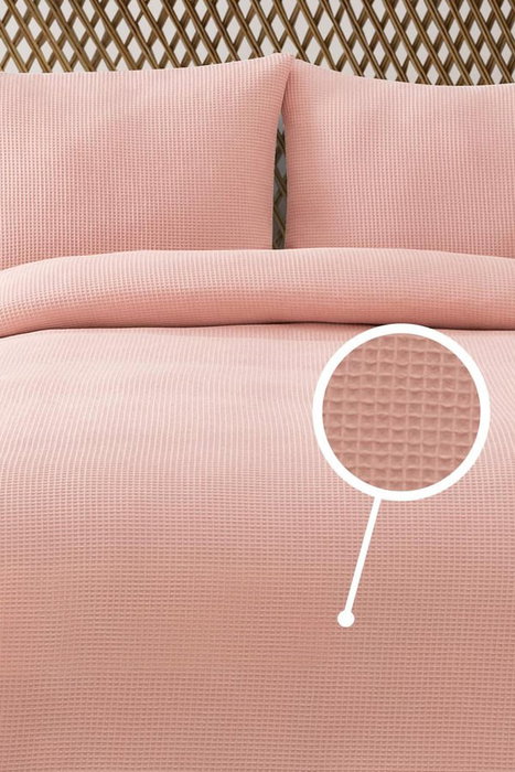 L'essentiel linge de maison Colcha de piqué doble Waffle - Powder